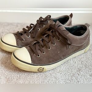UGG Evera Suede Wool Lined Women's Sneaker Chocolate Brown - Size 8